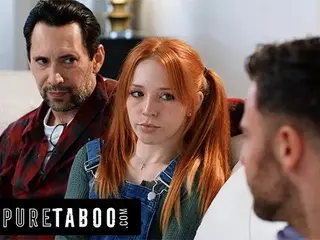 Pure Taboo: My Stepdad's Big Cock - Young Redhead Teen Madi Collins Gets Pounded & Spit-Roasted by Her Stepdad and Social Worker