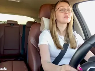 -More, more, I want deeper! "Fucked stepmom in car after driving lessons"