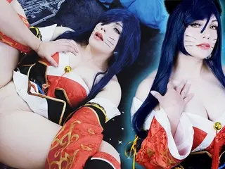 Ahri fucks a League of Legends player as a Chrismast Gift - Sweet Darling