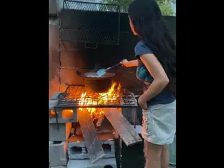 mi cuñado me pilló cocinando frijoles