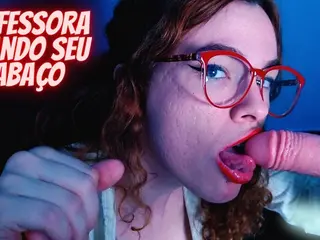 Professora ensinando alunos a foder ASMR Roleplay 2022