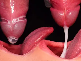 CLOSE UP: BEST CONDOM MILKING BLOWJOB! She BROKE the CONDOM and Got ALL CUM in MOUTH! ASMR Sucking