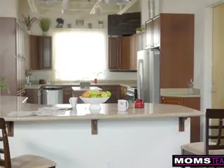 Hot & Horny Milf Alexis Fawx Double Dips Gets Stepsons Creampie after husband's Facial