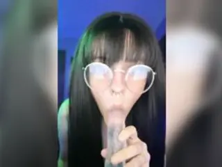 POV: Cute Alt Teen Sucks your Dick