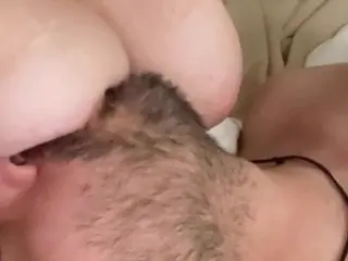 Drinking Sweet Breast milk while Fondling My Cock