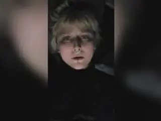 Pretty Goth Blonde Cumming