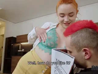 RIM4K. His First Rimjob Threesome
