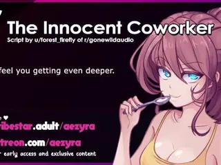 Innocent Coworker - Erotic ASMR audio roleplay