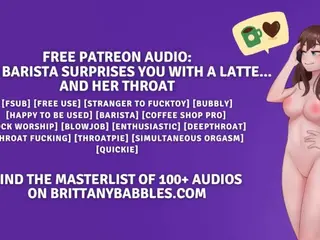 Audio: Your Barista Surprises You With A Latte... And Her Throat